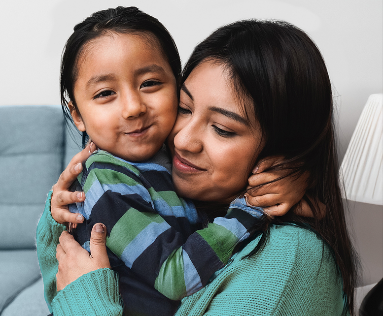 Image d'un couble avec leur fille